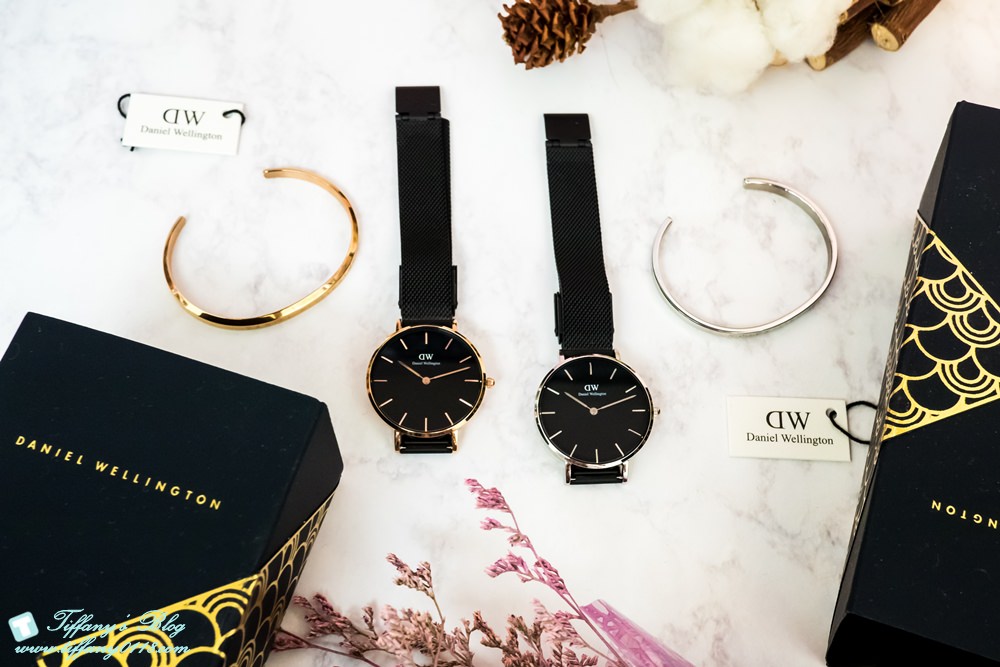 [DW手錶折扣碼] DW黑色網眼錶帶款/Classic Ashfield黑錶系列個性款!!(粉絲專屬折扣碼)