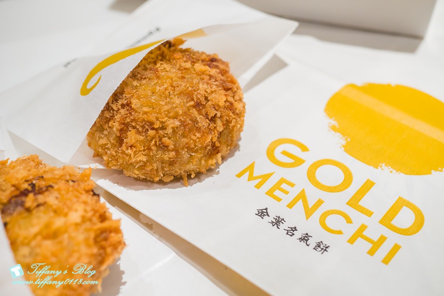 [微風南山]金葉名氣餅GOLD MENCHI/銅板價50元的日本超人氣炸肉餅/微風南山必吃排隊美食