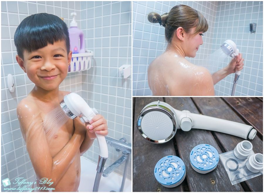 [生活]Takagi 舒適‧淨水Shower蓮蓬頭/隨手止水開關超方便/淨水切換和除氯成分對肌膚和秀髮加倍保護