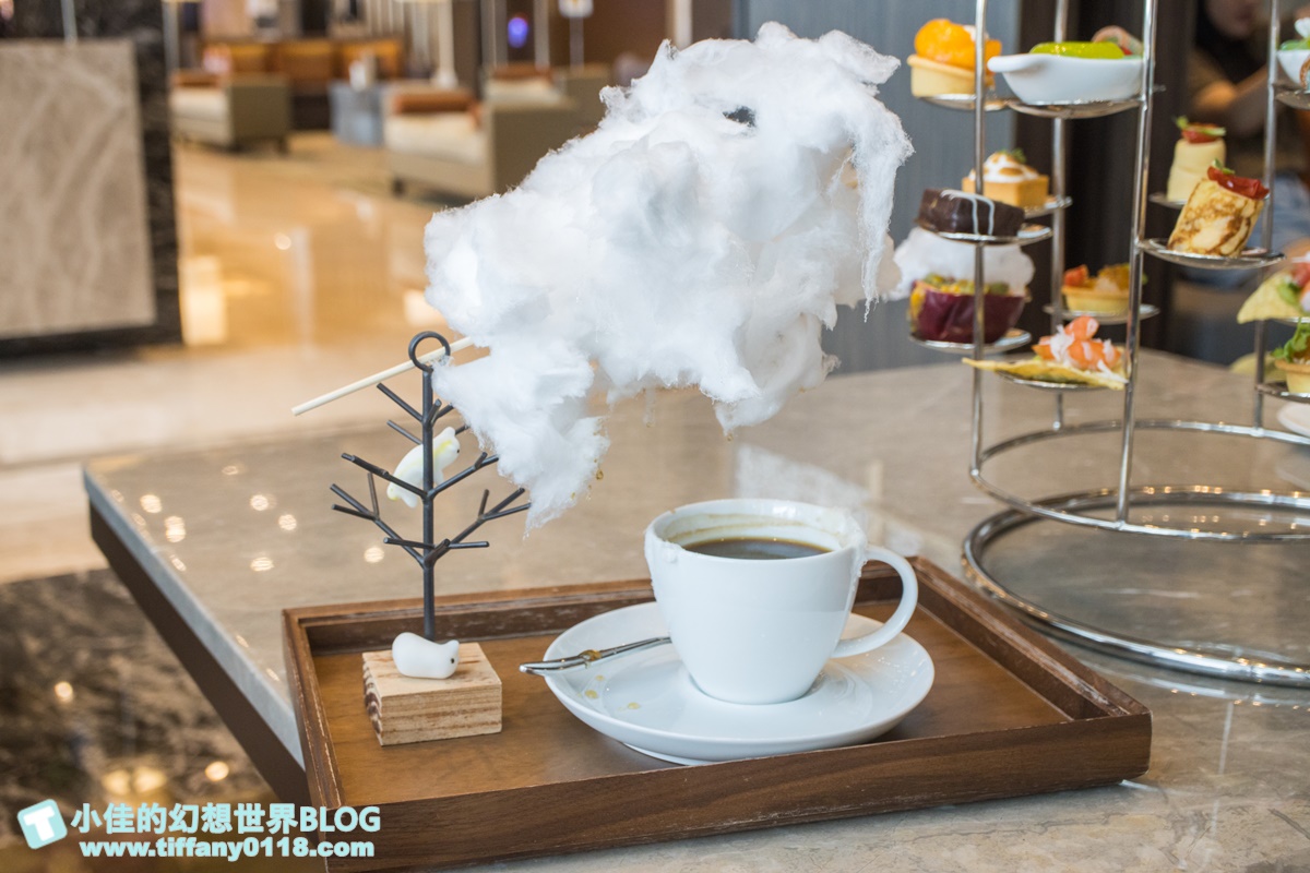 [台北下午茶]超值夢幻JC CAT雲朵鳥籠下午茶/六福萬怡大廳酒吧/好吃好拍的雙人下午茶推薦