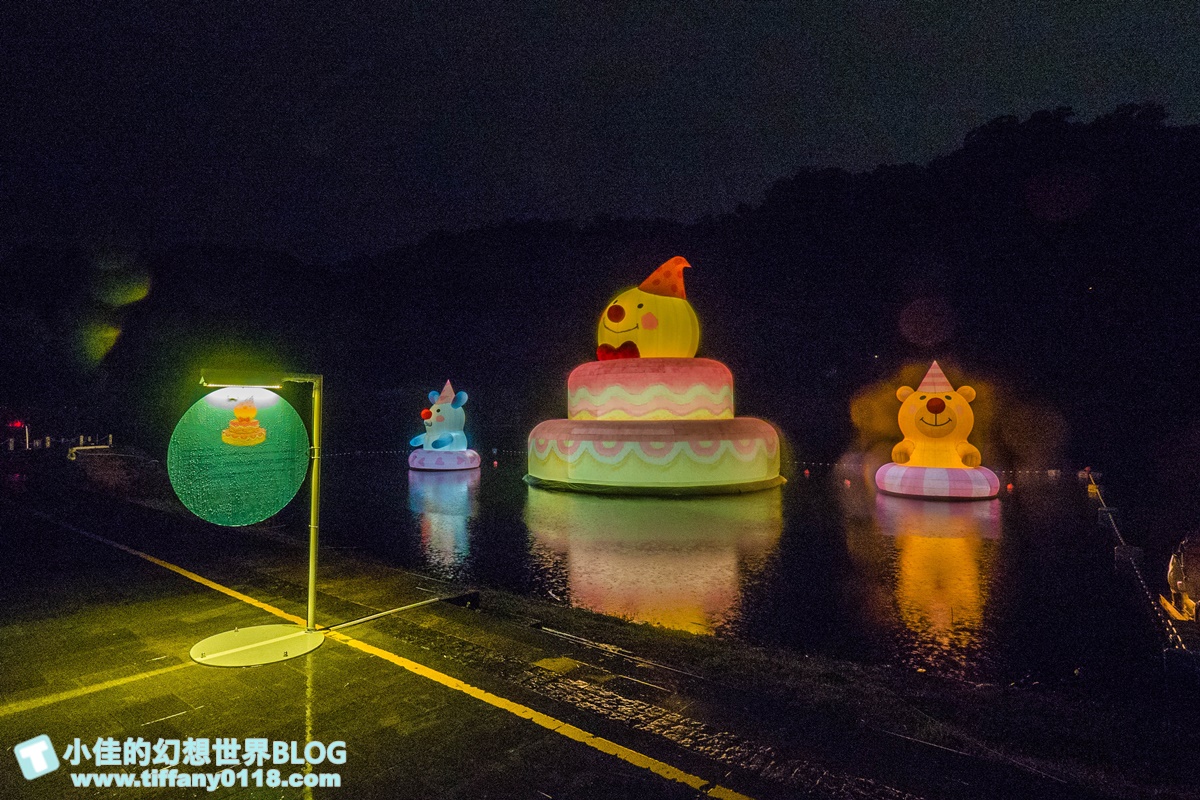 2020碧潭地景藝術「幾米 向月亮許願」/15公尺高月亮蛋糕+超萌兔子及小熊/月兔藝術大街超好拍