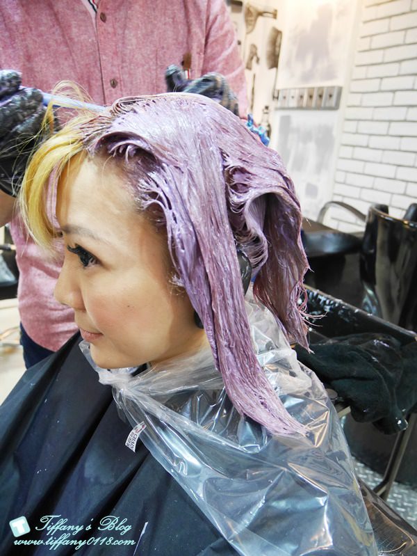 [髮型.染髮] H.faith 玫瑰霧金+栗子色意外好看的雙層染。酸性染玩出妳想要的創意髮色~~