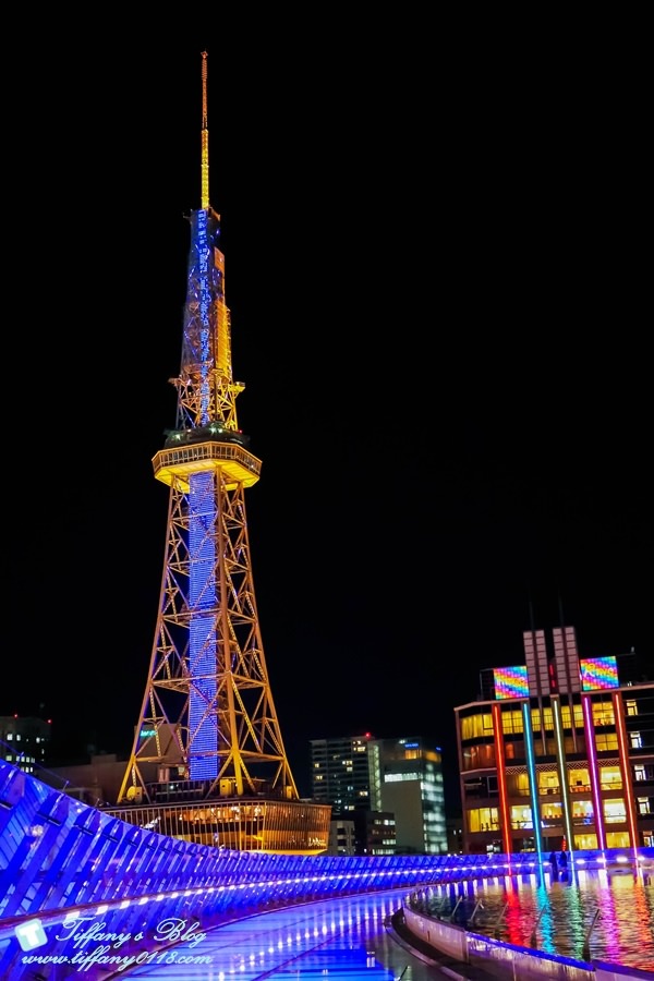 日本‧名古屋榮區必去‧綠洲21(Oasis21)+名古屋電視塔。晚上必拍的夜景及會隨時間變換不同燈光的絕美景點!!